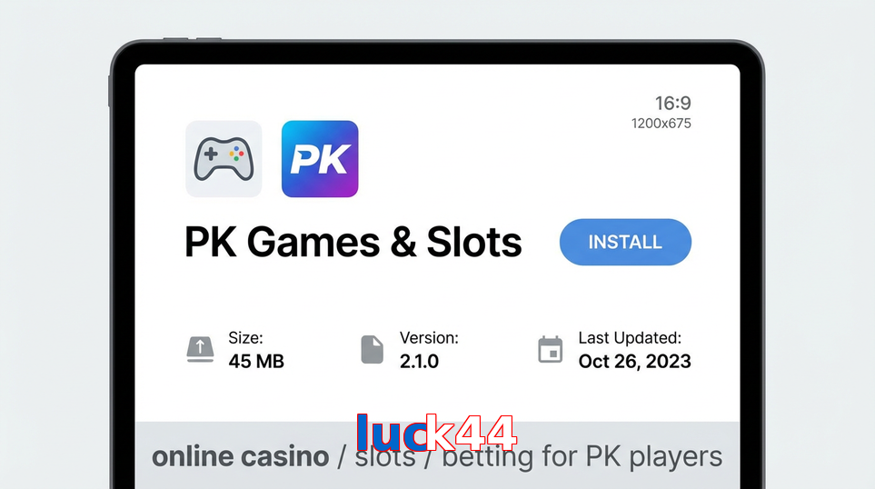 Game list for Luck44 gameapk section