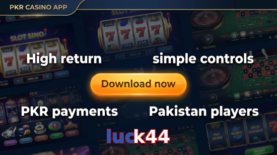 Main screen of Luck44 gamedownload page for PK players